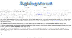 Desktop Screenshot of agirlsgottaeat.com